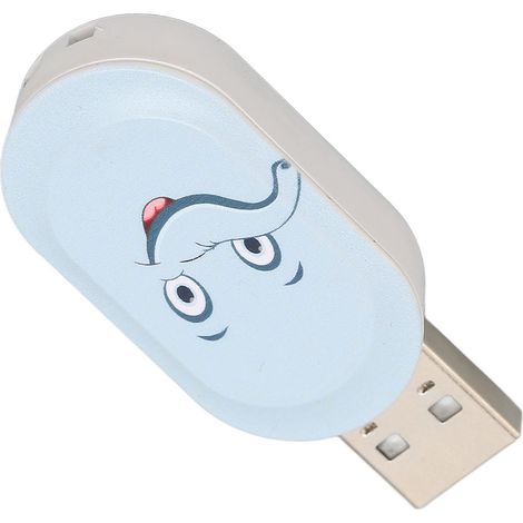 Clé USB 2.0 motif éléphant bleu mignon, 32 Go, anti-interférences électromagnétiques. (1/5)
