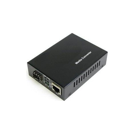 Convertitore di Rete INTELLINET con Porta RJ45 100/1000 Gigabit Ethernet e Slot SFP (1/2)
