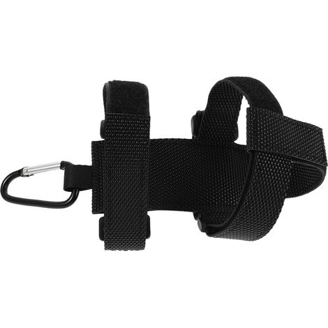 Sangles de Fixation Réglables pour Haut-parleurs de Vélo en Polyester Imperméable, Support Noir pour Scooter et Activités Extérieures