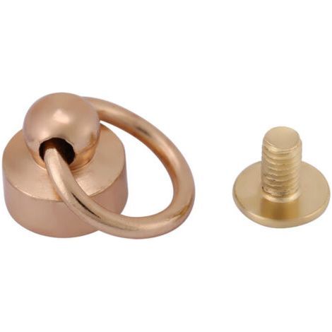 20 pieces Gold Rivets 8mm for Making Leather Bags, Phone Cases and DIY Accessories (1/5)