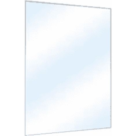 SPECCHIO RETTANGOLARE FILO LUCIDO CON FASCIA PERIMETRALE A LED RETROILLUMINANTE L.60 x H.80 cm (1/2)