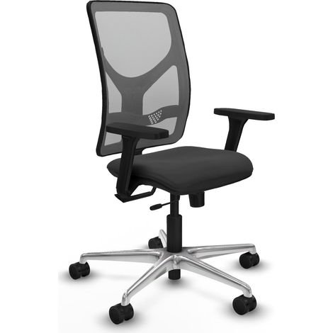 Chaise de bureau piqueras y crespo Motilla gris mousse découpée (1/2)