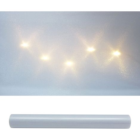 CREATIV home 3D Stern Folie 33 x 100 cm mit Glitzereffekt