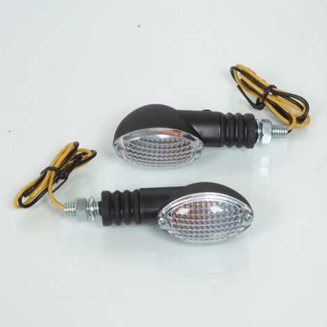 paar ovale blinker mit glühbirne 12v 23w replay transparent (1/3)