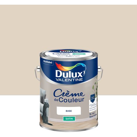 Peinture Crème De Couleur Satin Caravane des Sables 5L - Dulux Valentine