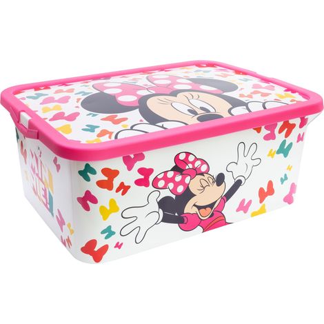 Stor Boîte de Rangement Enfant avec Couvercle Click 13 Litres - Organisateur Jouets Plastique Résistant pour Chambre (1/4)