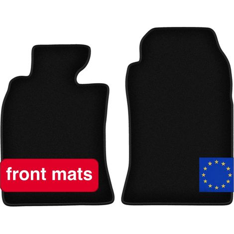 Tapis de sol, fibre synthétique, ajustement sur mesure pour Mini Cooper One R50 hatchback, léger, facile à nettoyer, supports standard pour un ajustement sécurisé (1/5)