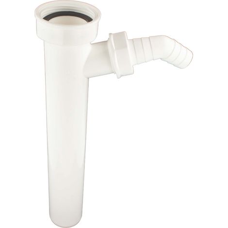 tecuro Tauchrohr Ø 40 x 250 mm mit Geräteanschluss für Spülensiphon (1/5)