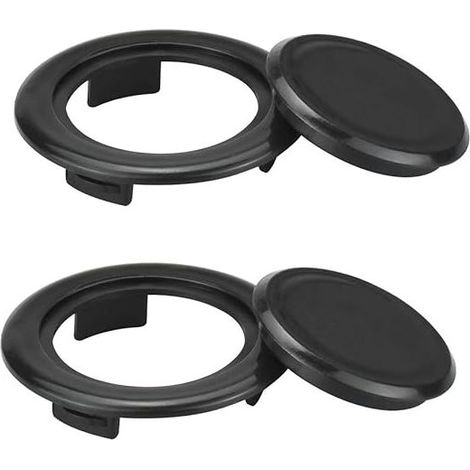 Lot de 2 anneaux de protection en plastique pour parasol de table, 42 mm, anti-casse, anti-usure, résistant au soleil, anneau de table pour parasol d'extérieur (1/5)