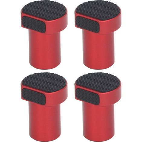 Pinces pour chiens en alliage d'aluminium, 4 pièces, avec coussinets antidérapants, établi de 19mm, 3/4 pouces, accessoires pour trous pour le travail du bois, rouge (1/5)