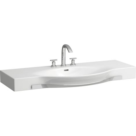 Lavabo LAUFEN PALACE, con toallero, 1 agujero para grifo, con