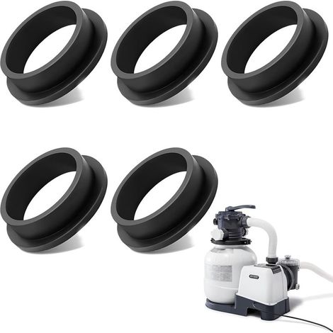 5 pcs Joints Toriques De Rechange pour Piscine Intex,Joint D'Étanchéité en Caoutchouc Accessoires De Piscine,pour Pompe à Sable Intex 26323CA, 26323EH, 26331CA, 26331EH, 26337EH (Nior) (1/5)