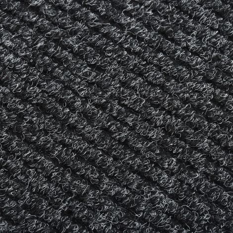 vidaXL Dirt Trapper Carpet Runner 100x450 cm Anthracite
