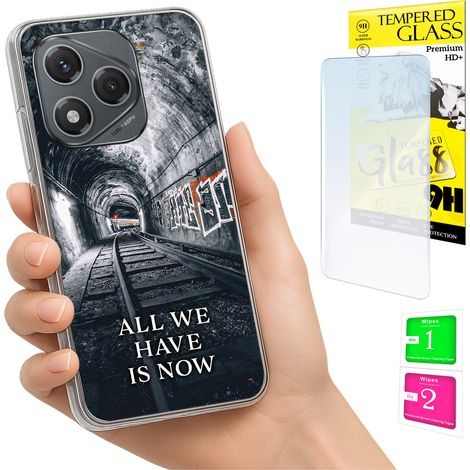 Funda para Honor 400 Lite con foto, cubierta trasera y cristal 9H. (1/5)