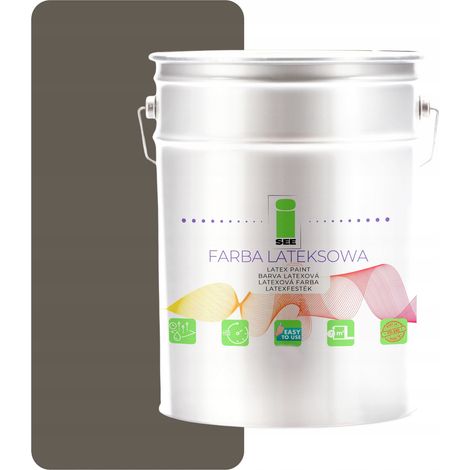 PINTURA DE LÁTEX PARA PAREDES INTERIORES GRIS CUARZO 10L FABRICANTE (1/5)