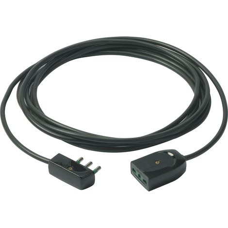 VIMAR - 0P32386 Cavo prolunga 3G1+spina piatta 3m nero