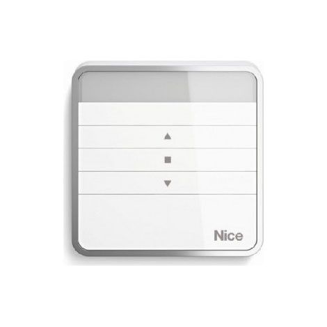 Émetteur mural Nice Domi W1 – Télécommande 1 canal 433.92 Mhz – Alimentation 2 piles AAA – Portée 200 m extérieur (1/7)