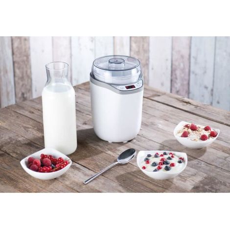 Yaourtière - - 1,6 L / 1,8 L - 6 programmes - 25 W - 2 pots (1/4)