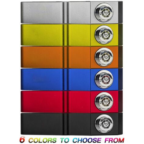 Antivol de guidon CNC poignée en alliage d'aluminium solid lock bleu (1/4)