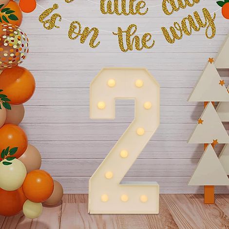 Chiffre Lumineux Geant Numéros Lumineux LED Chiffre Anniversaire Lights Décoration 2000-3000K Chiffres Lumineux Lettres,Pour Graduation, Mariage, Fête d'anniversaire (2)