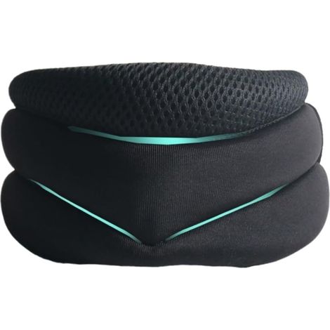 Cervicale Kraag - 10 Cm Altura - Material Transpirable 3D Mesh - Para Ronquidos y Dolor de Cuello - Ajustable 35-45 Cm - 1 Unidad (1/5)