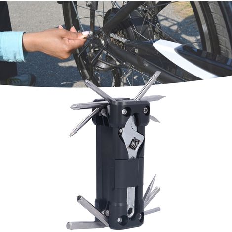Ensemble d'outils de réparation multifonctionnels, jeu de clés à douilles multiples 16 en 1 et clé de réparation pour vélos (1/5)