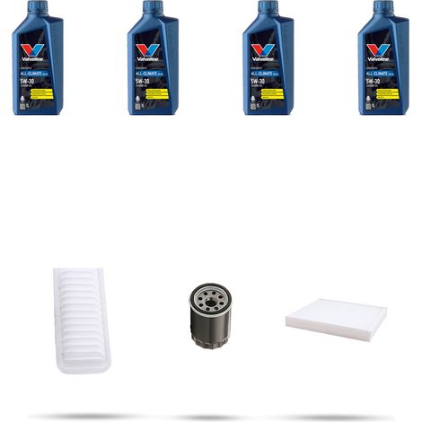 Kit tagliando 3 FILTRI e 4L OLIO compatibile con Mitsubshi ASX (GA7W) 1.6 MIVEC 86kw Dal 2010 (1/5)