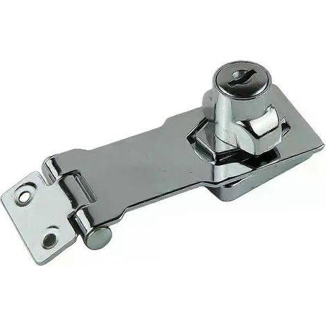 Pour 1 moraillon de sécurité robuste avec clés, cadenas pour porte de placard, abri de jardin ou garage, serrure de maison - JXLGV (1/4)