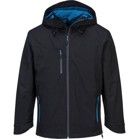 Chaqueta Shell bicolor con cierre frontal Impermeable y transpirable S600 XXL Negro (1/2)