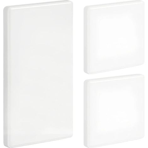 3 Pièces Cache-Prises Encastrées, Auto-Adhésif Cache Trou Mur, Blanc Couvercle Boite Derivation, Plastique ABS, Montage Encastré, pour Prises et Ouvertures Murales Inutilisées (1/5)