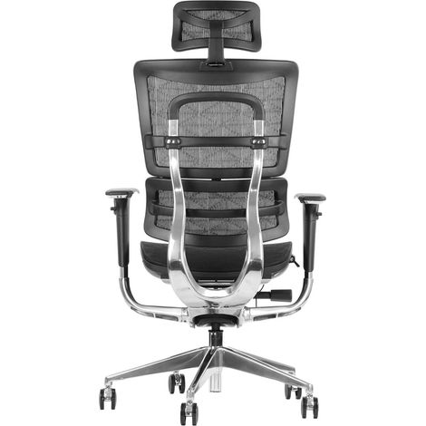 Silla ergonómica ErgoNew S8, asiento de tela (1/5)