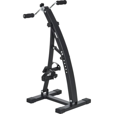 Bi Ciclo Cyclette Pedaliera Gambe e Braccia Manuale Nera (1/5)