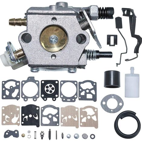 503281504 Kit de réparation de levier de carburateur, accélérateur, starter et soufflet d'admission pour tronçonneuse Husqvarna 55 51 (1/5)