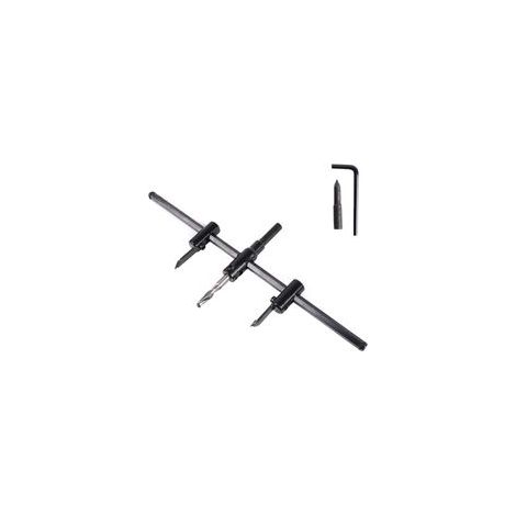 Mèche Ajustable 30 300mm Scie à Cercle Réglable pour Cloison Sèche, Bois et Travail DIY, Coupe Ronde Précise