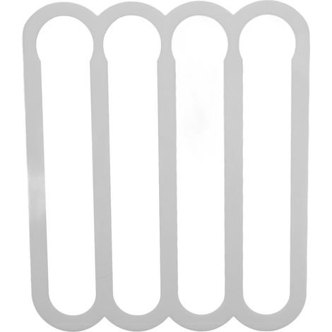 Support mural pour capsules compatible avec les dosettes VertuoLine, montage vertical ou horizontal, blanc. (1/5)