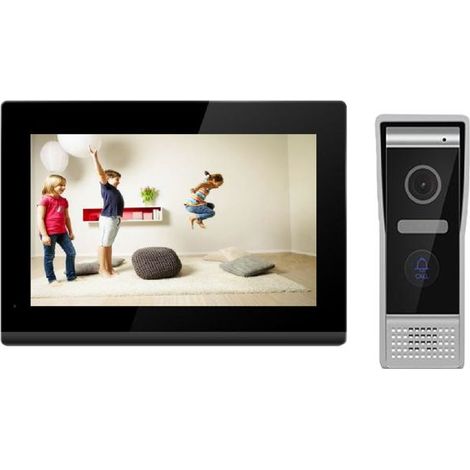 Interphone vidéo intelligent - PNI-VP8373-S - Écran tactile 7" 1080p - Wi‑Fi Tuya - IP65