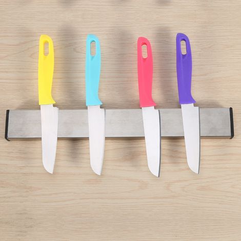 Support mural magnétique pour couteaux en acier inoxydable 31CM - Rangement cuisine multifonction (1/5)