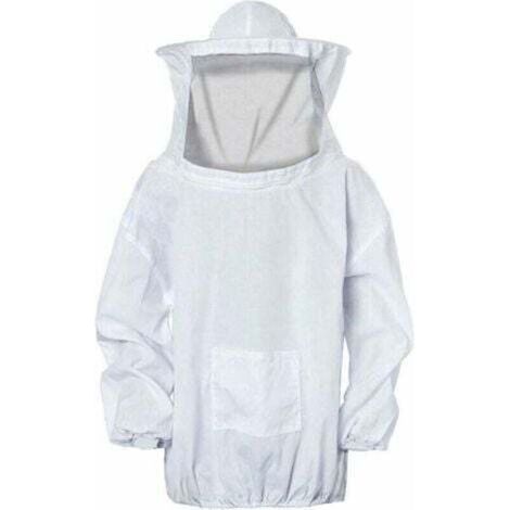 Veste d'apiculteur, Bee Guard professionnel, Chapeau d'apiculteur avec voile amovible, Costume d'abeille zippé pour apiculteurs-- (1/4)