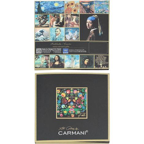 Carmani, posavasos de cerámica para taza/vaso - folk (1/5)