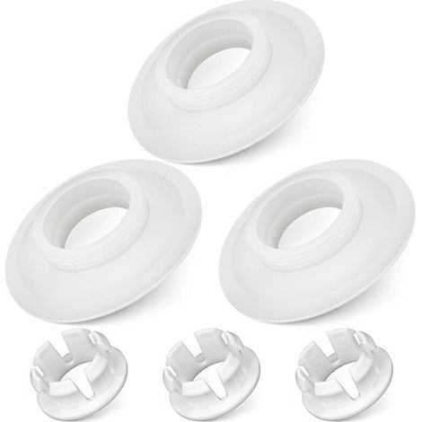 Sealable Silicone Drain Valve Gasket, Compatible with Ideal Standard Replacement Parts, High Elasticity White Seal SV01967 (1/3)