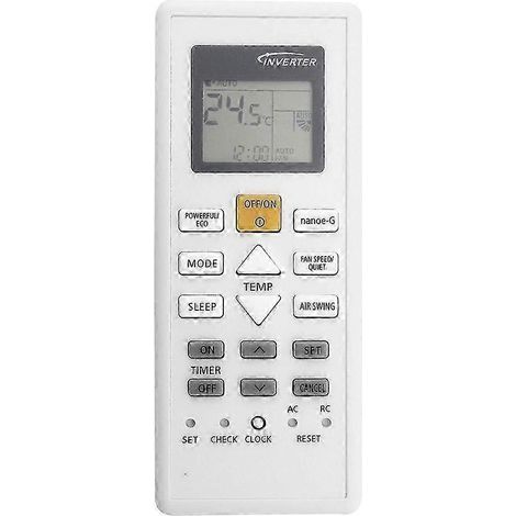 Télécommande de remplacement A75C18090 pour climatiseur Panasonic A75C18090 (ZI) (1/5)