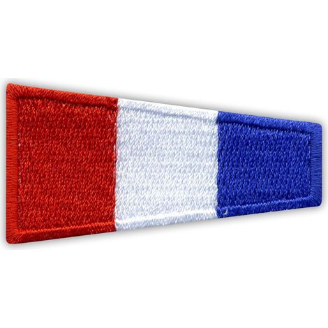 Patchion Flag Terrathree "3" - Magnetische Rückseite - Gestickter Aufnäher/Abzeichen/Emblem