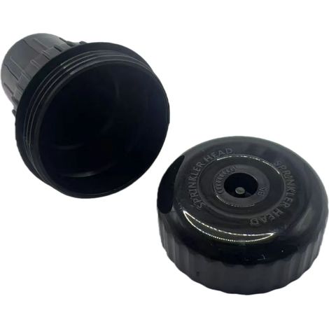 Cache-clé pour arroseur (noir), dissimulez une clé à l'extérieur de la tête d'arrosage - Porte-clés extérieur étanche pour jardin, cour (1/4)