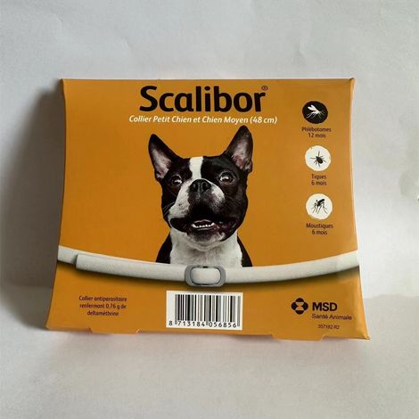 Collier antiparasitaire pour chien et chat – Scalibor – 48 cm – petit chien (1/2)