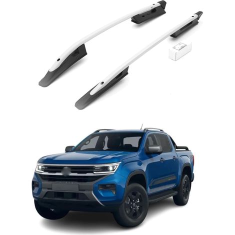 TURTLE kompatibel mit Volkswagen Amarok (Nf) 2022-2025 Dachreling Falcon Grau (1/2)
