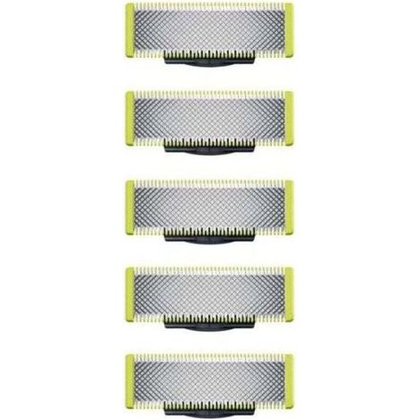 Ersatzklingen aus hochfestem Edelstahl für OneBlade-Rasierer und -Trimmer – 5er-Pack, ideal zum Schneiden, Stylen und Rasieren (1/4)