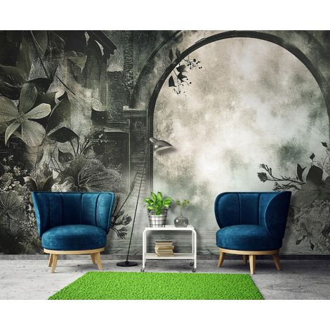 Vlies Fototapete Abstrakt 250x175 cm, Tapeten, für Wohn und Schlafzimmer, Vliestapete Wandtapete Tapete 3D Effekt- inkl. Kleister - botanisch Nebla Fantasie, WallArena (1/4)