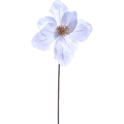 MAGNOLIA DECORATIVA BIANCA IN POLIESTERE  DIAM. 23X60H CM