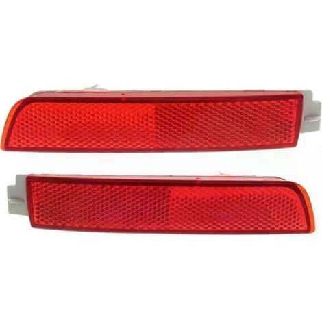 paire de réflecteurs de pare-chocs arrière pour Nissan Sentra 2013- et Infiniti FX35 FX37 FX50 QX70 (couvercle de réflecteur de pare-chocs inclus) (1/5)