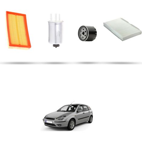 Kit tagliando 4 filtri compatibile con Ford Focus 1.8 Tdci 74kw dal 2002 al 2004 (1/5)